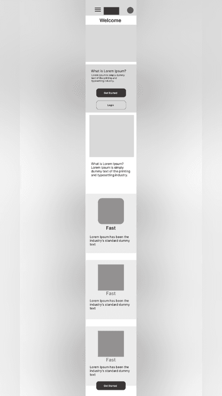 Wireframe 1 — Guap Financial